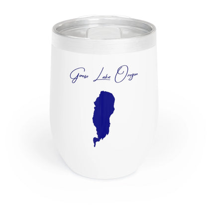 Oregon  Goose  Lake  Wine  Tumbler  front  position  view  from  front  white.webp