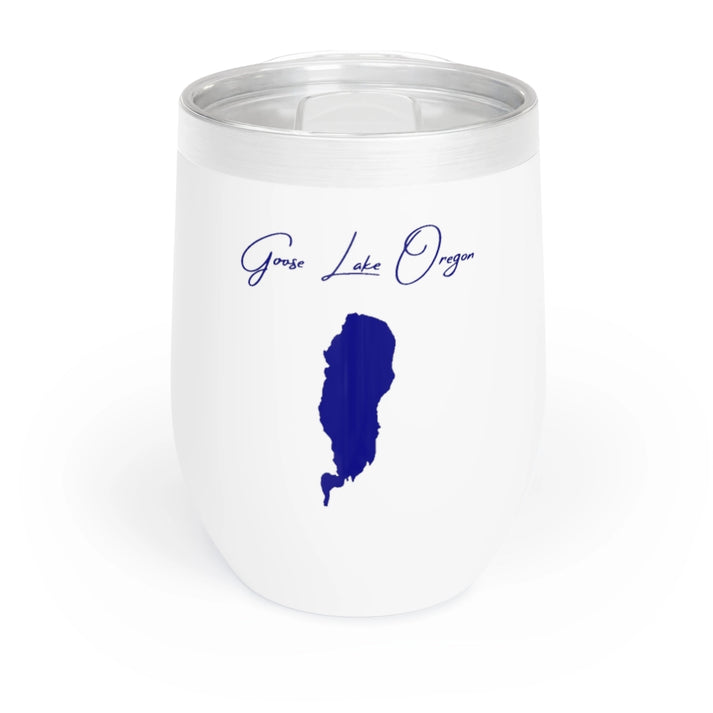 Oregon  Goose  Lake  Wine  Tumbler  front  position  view  from  front  white.webp