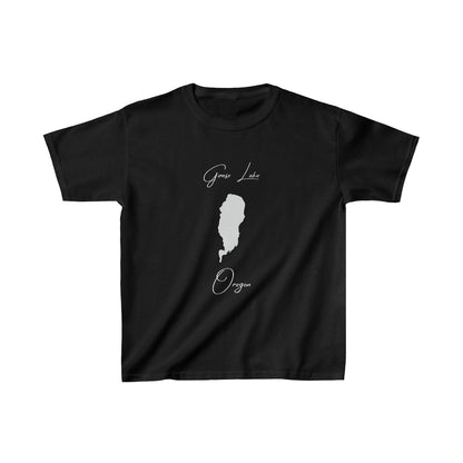 Oregon  Goose  Lake  Youth  T-shirt  front  position  view  from  front  black.webp