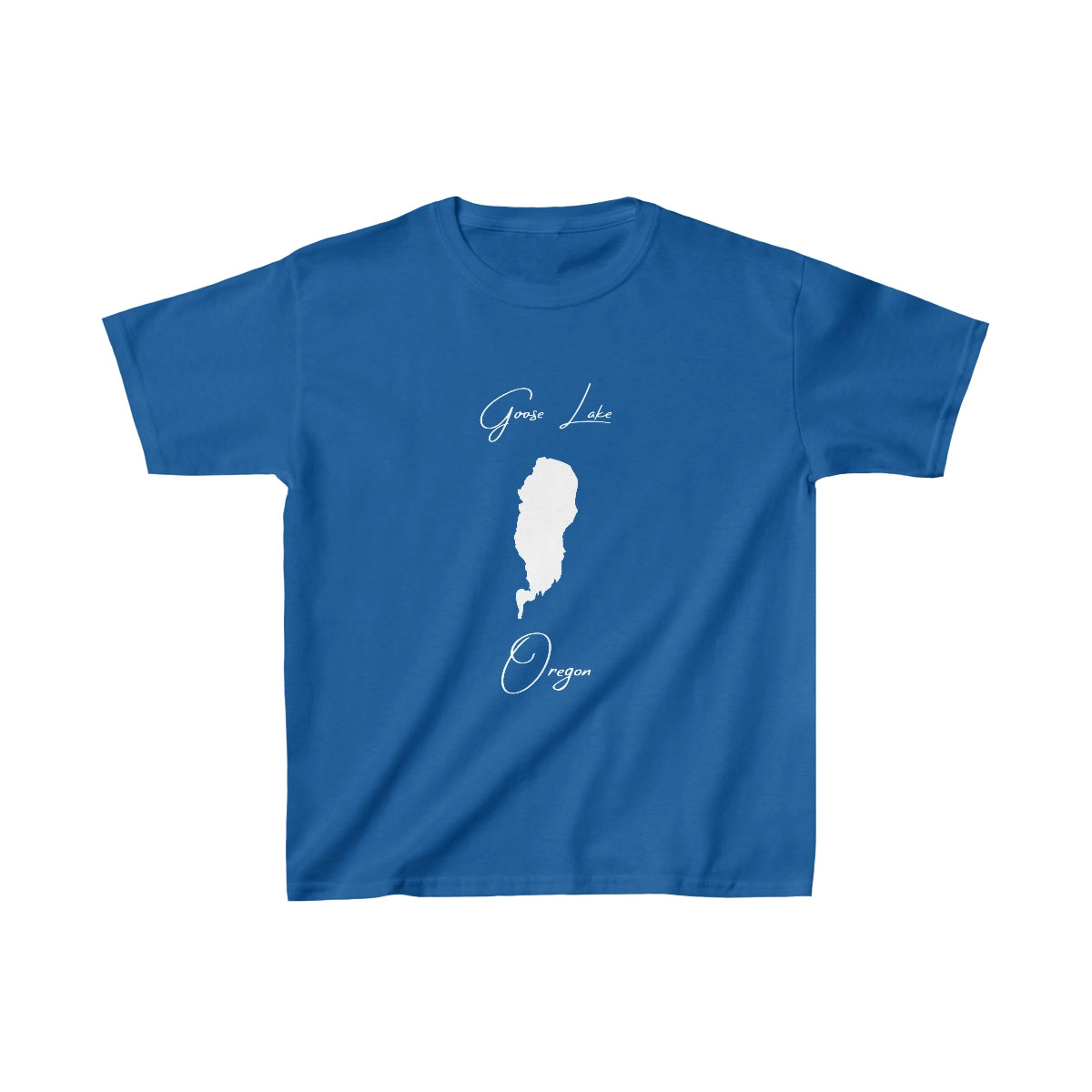 Oregon  Goose  Lake  Youth  T-shirt  front  position  view  from  front  royal.webp