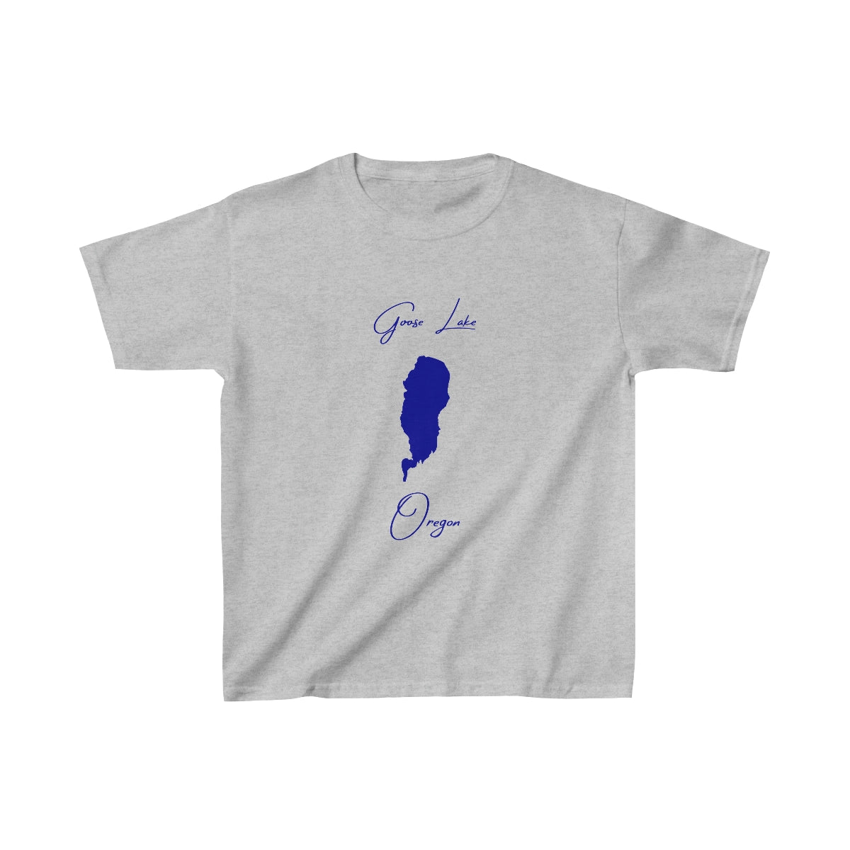 Oregon  Goose  Lake  Youth  T-shirt  front  position  view  from  front  sport  grey.webp