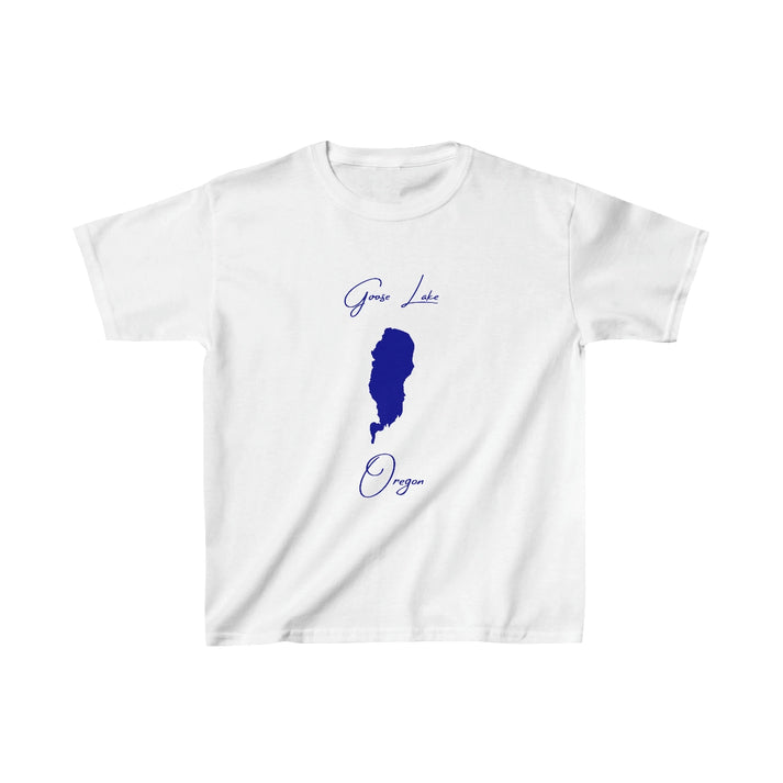 Oregon  Goose  Lake  Youth  T-shirt  front  position  view  from  front  white.webp