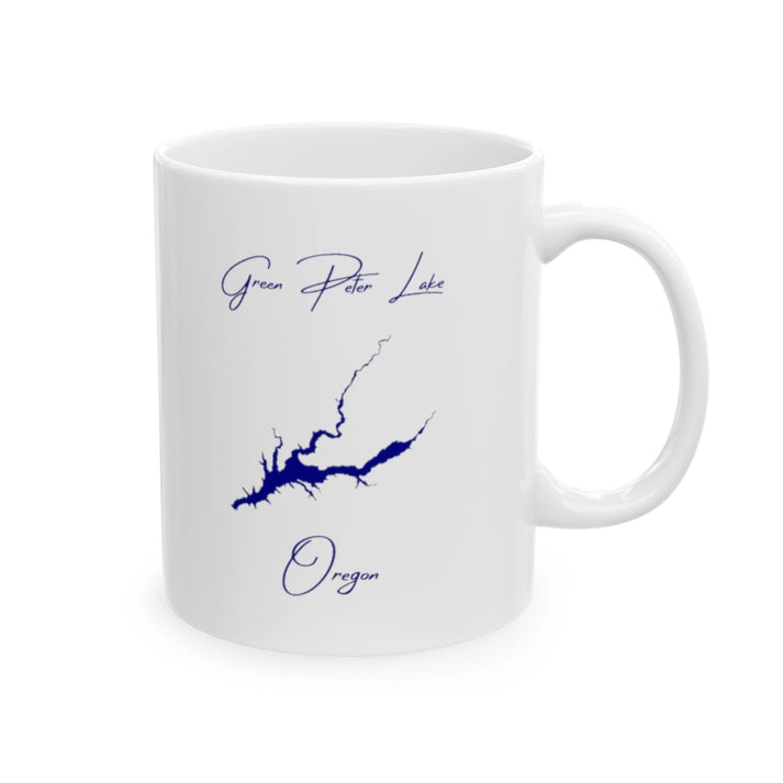 Oregon  Green  Peter  Lake  Ceramic  Mug  other  position  view  from  right  11oz.webp