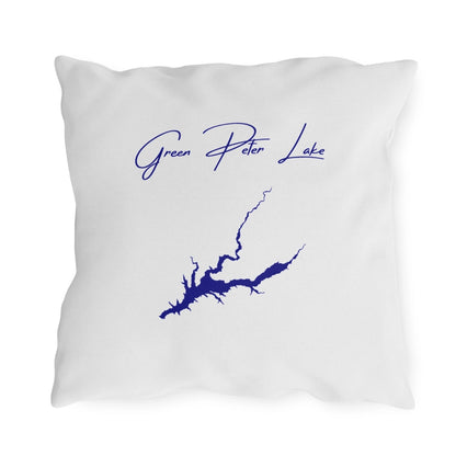 Oregon  Green  Peter  Lake  Outdoor  Pillow  back  position  view  from  back  18  x  18.webp