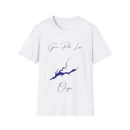 Oregon  Green  Peter  Lake  T-shirt  front  position  view  from  front  white.webp