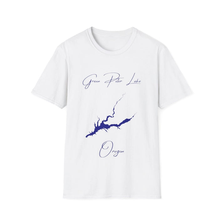 Oregon  Green  Peter  Lake  T-shirt  front  position  view  from  front  white.webp