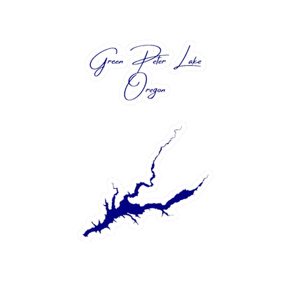 Oregon  Green  Peter  Lake  Vinyl  Decal  other  position  view  from  front  4  x  6.webp