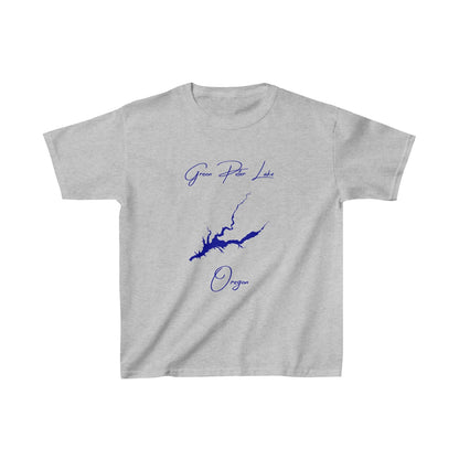 Oregon  Green  Peter  Lake  Youth  T-shirt  front  position  view  from  front  sport  grey.webp