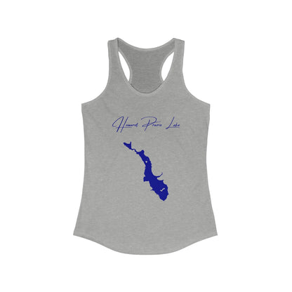 Oregon  Howard  Prairie  Lake  Racerback-Tank  front  position  view  from  front  heather  grey.webp