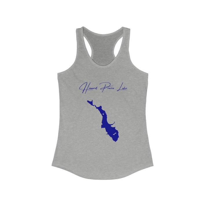 Oregon  Howard  Prairie  Lake  Racerback-Tank  front  position  view  from  front  heather  grey.webp
