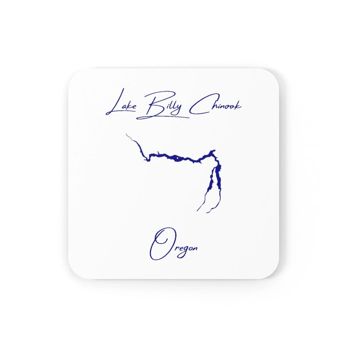 Oregon  Lake  Billy  Chinook  Coaster  Set  front  position  view  from  front  3.75  x  3.75.webp