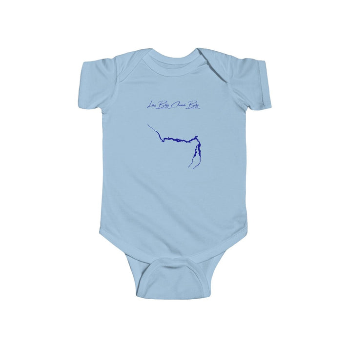 Oregon  Lake  Billy  Chinook  Onesie  front  position  view  from  front  light  blue.webp