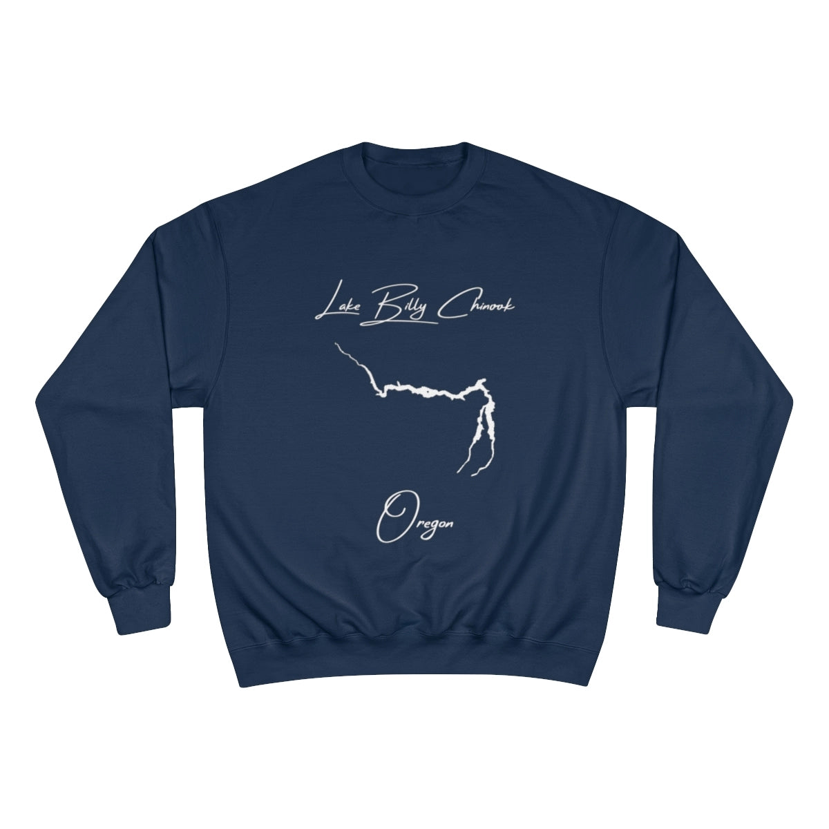 Oregon  Lake  Billy  Chinook  Sweatshirt  front  position  view  from  front  navy.webp