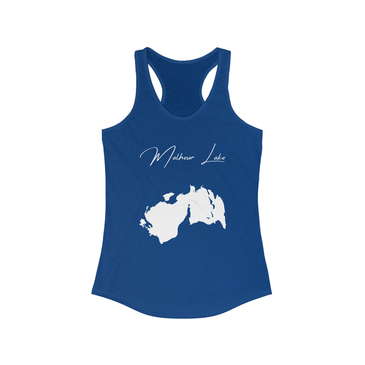 Oregon  Malheur  Lake  Racerback-Tank  front  position  view  from  front  solid  royal.webp