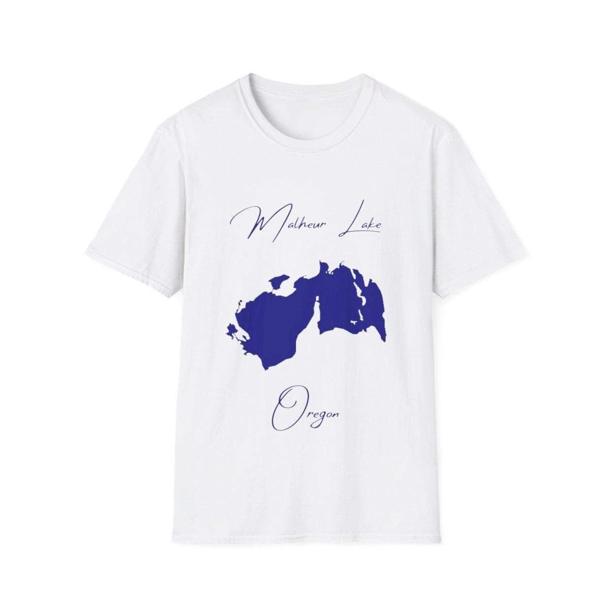 Oregon  Malheur  Lake  T-shirt  front  position  view  from  front  white.webp