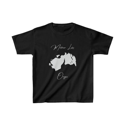 Oregon  Malheur  Lake  Youth  T-shirt  front  position  view  from  front  black.webp