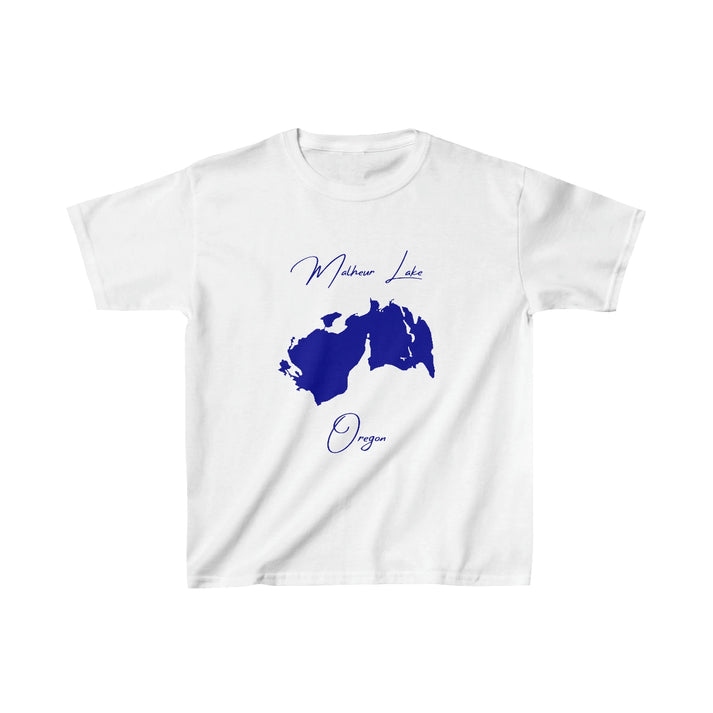 Oregon  Malheur  Lake  Youth  T-shirt  front  position  view  from  front  white.webp