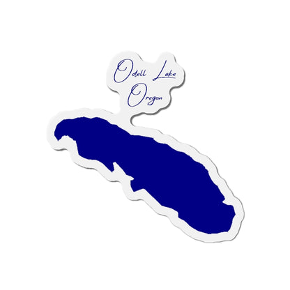 Oregon  Odell  Lake  Die  Cut  Magnet  front  position  view  from  front  4  x  4.webp