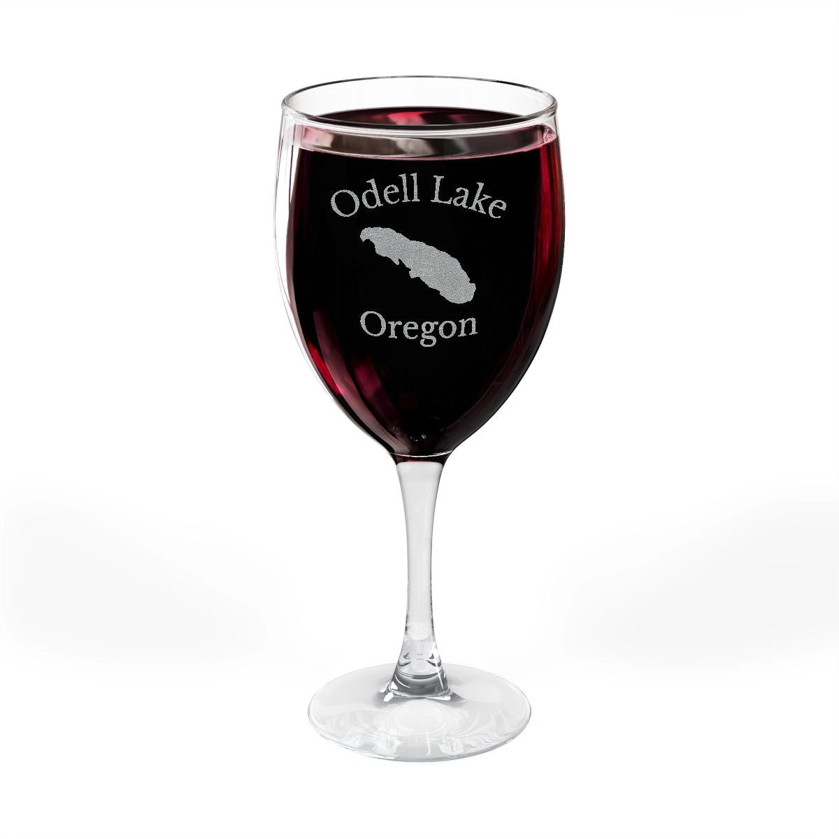 Oregon  Odell  Lake  Engraved  Wine  Glass  other  position  view  from  front-full  10.5oz.webp