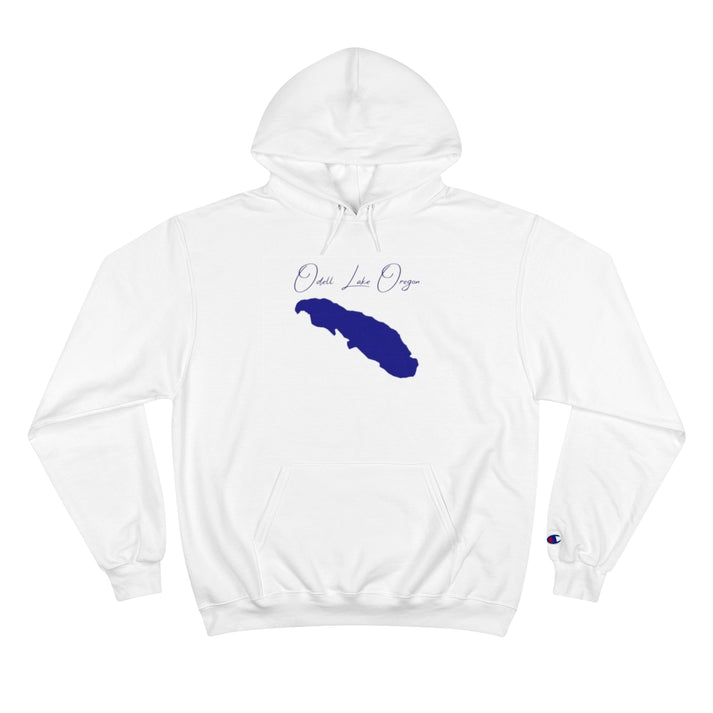 Oregon  Odell  Lake  Hoodie  front  position  view  from  front  white.webp