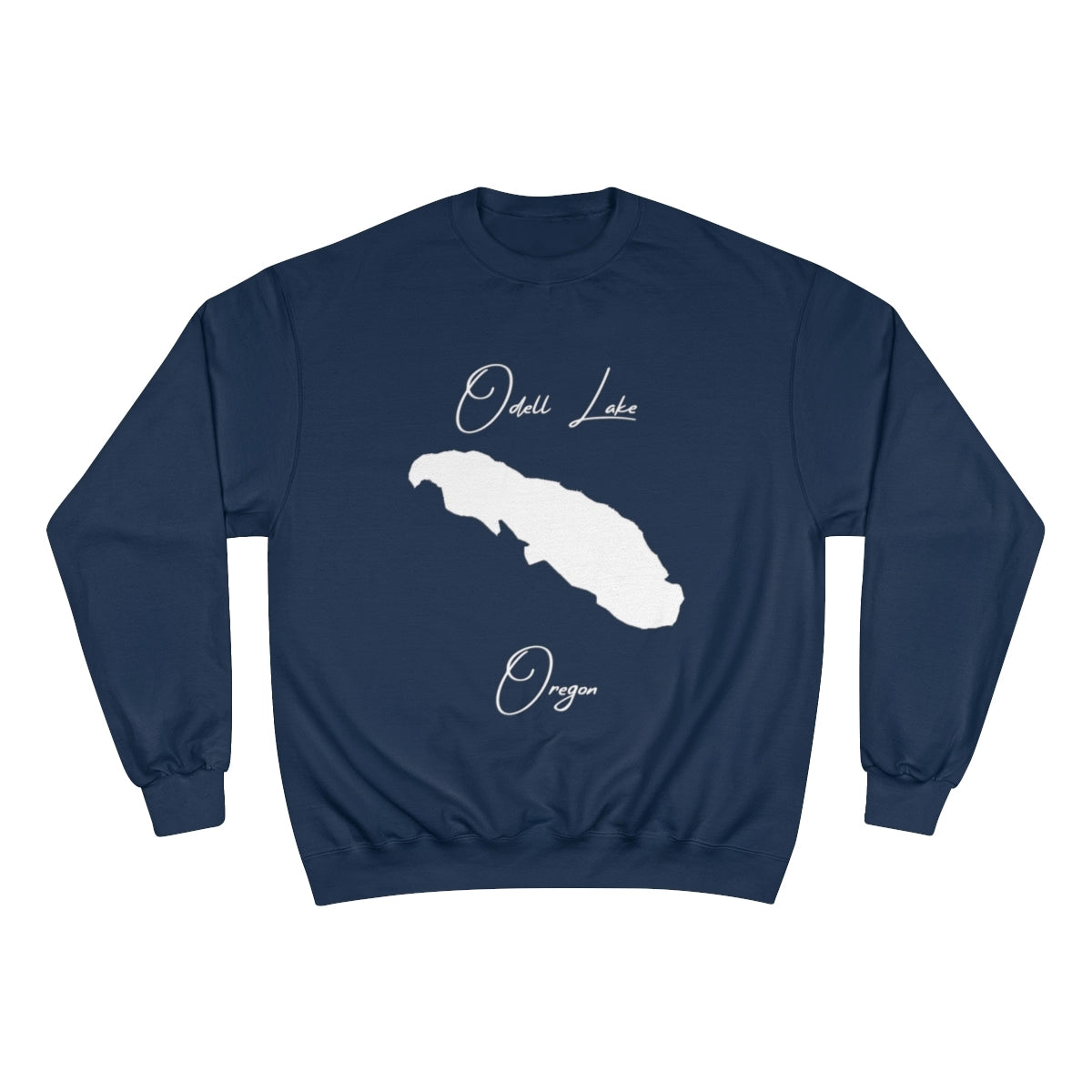 Oregon  Odell  Lake  Sweatshirt  front  position  view  from  front  navy.webp