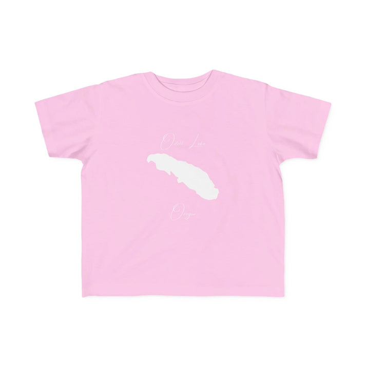 Oregon  Odell  Lake  Toddler  T-shirt  front  position  view  from  front  pink.webp
