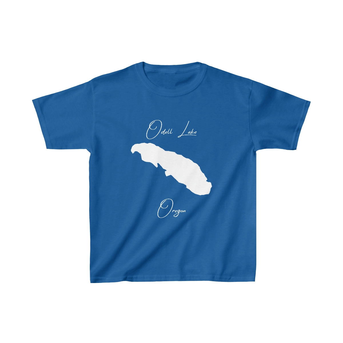 Oregon  Odell  Lake  Youth  T-shirt  front  position  view  from  front  royal.webp
