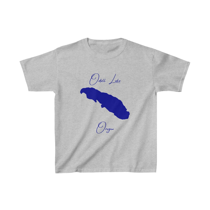 Oregon  Odell  Lake  Youth  T-shirt  front  position  view  from  front  sport  grey.webp
