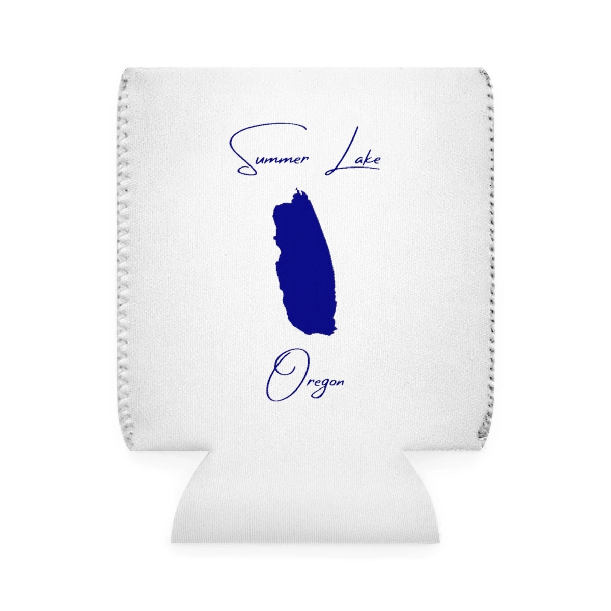 Oregon  Summer  Lake  Can  Koozie  front  position  view  from  front-1  white.webp