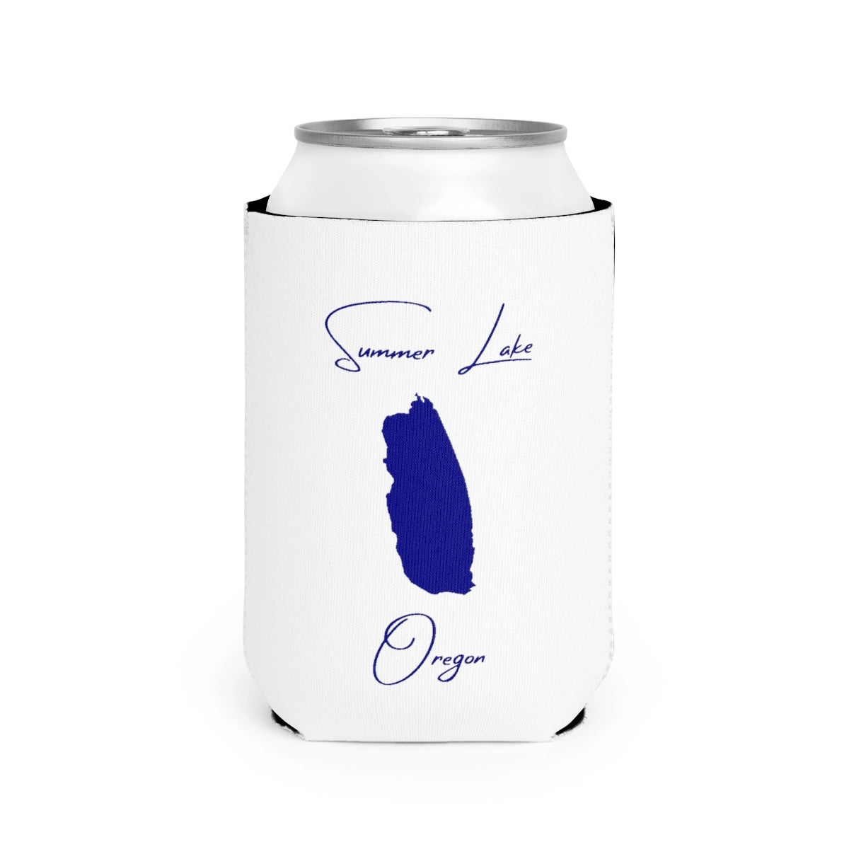 Oregon  Summer  Lake  Can  Koozie  front  position  view  from  front-2  white.webp