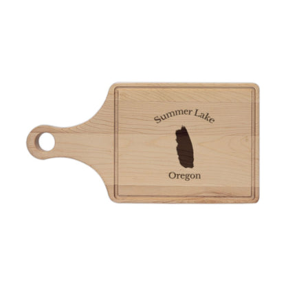 Oregon  Summer  Lake  Engraved  Cutting  Board  front  position  view  from  front  maple.webp