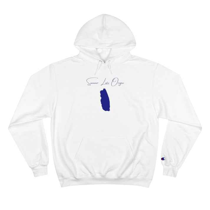 Oregon  Summer  Lake  Hoodie  front  position  view  from  front  white.webp