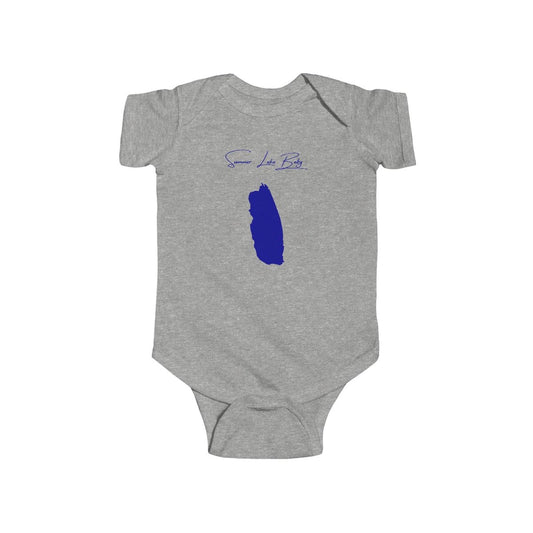 Oregon  Summer  Lake  Onesie  front  position  view  from  front  heather.webp