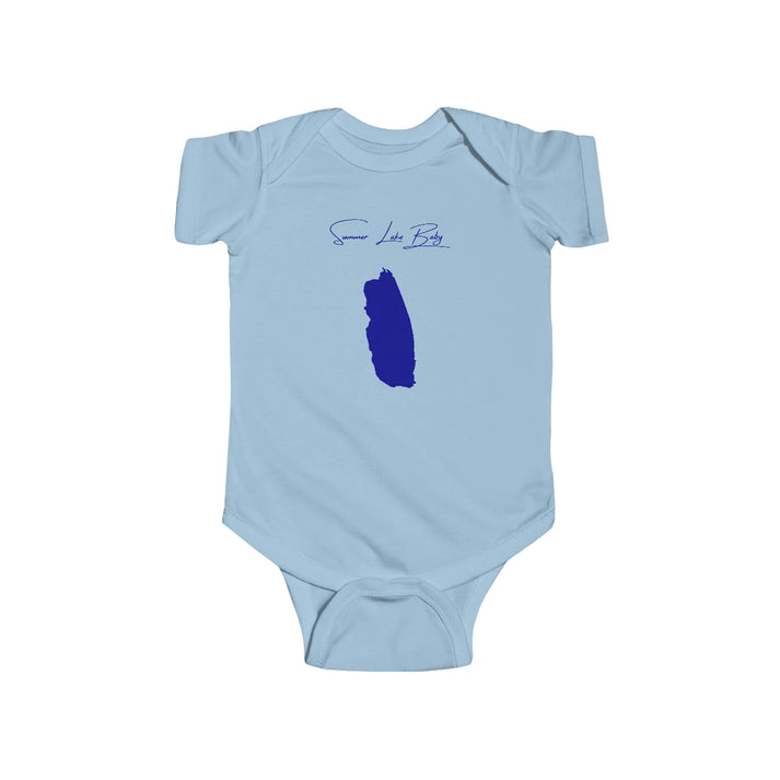 Oregon  Summer  Lake  Onesie  front  position  view  from  front  light  blue.webp