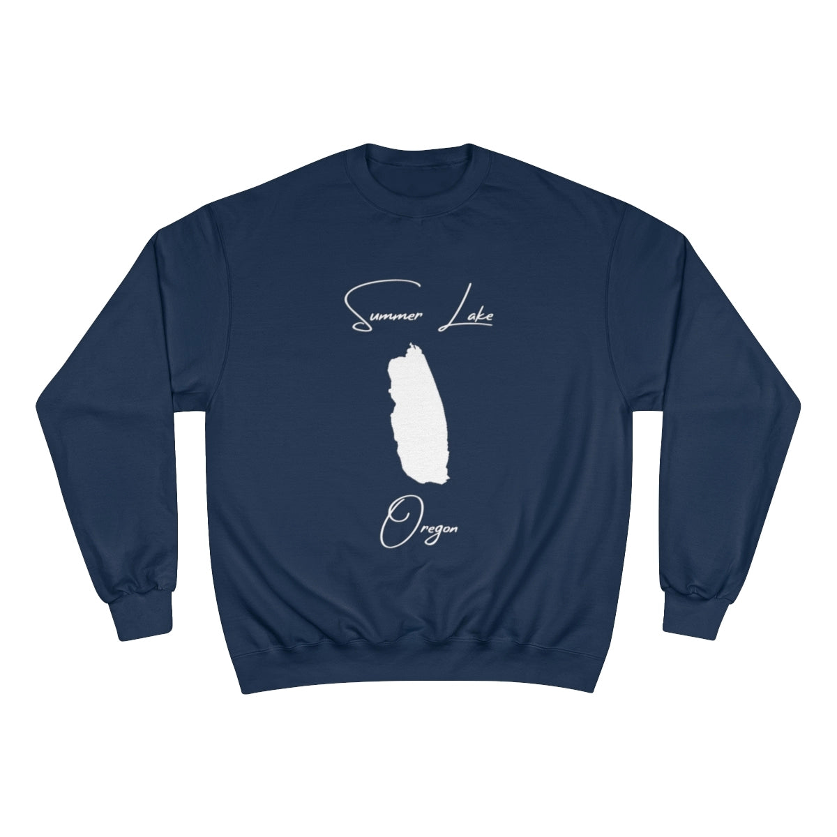 Oregon  Summer  Lake  Sweatshirt  front  position  view  from  front  navy.webp
