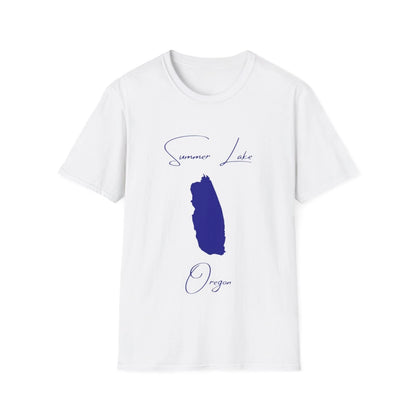 Oregon  Summer  Lake  T-shirt  front  position  view  from  front  white.webp
