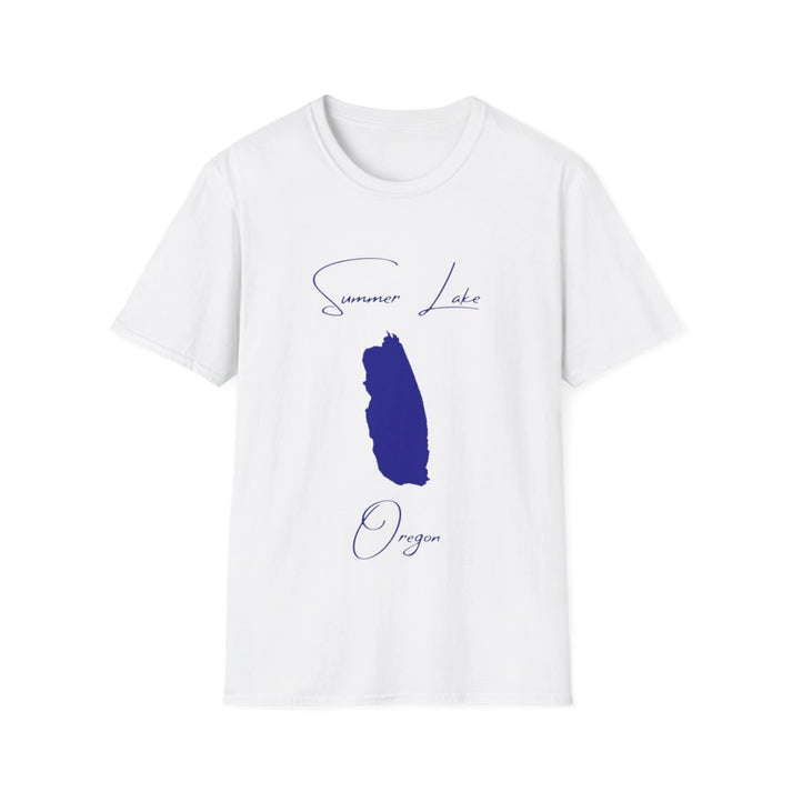 Oregon  Summer  Lake  T-shirt  front  position  view  from  front  white.webp