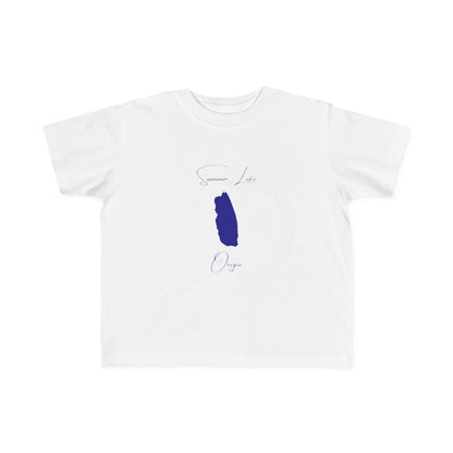 Oregon  Summer  Lake  Toddler  T-shirt  front  position  view  from  front  white.webp