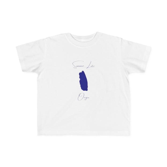 Oregon  Summer  Lake  Toddler  T-shirt  front  position  view  from  front  white.webp