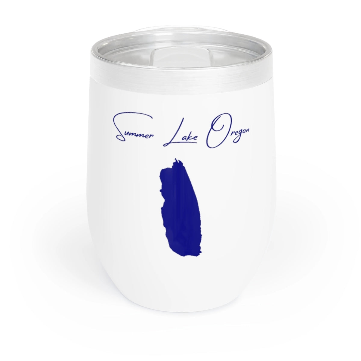 Oregon  Summer  Lake  Wine  Tumbler  front  position  view  from  front  white.webp