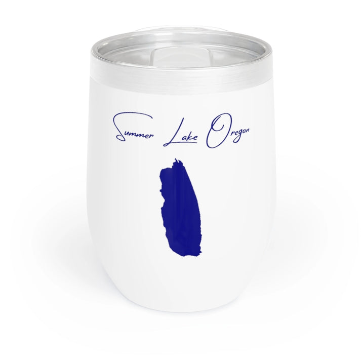 Oregon  Summer  Lake  Wine  Tumbler  front  position  view  from  front  white.webp