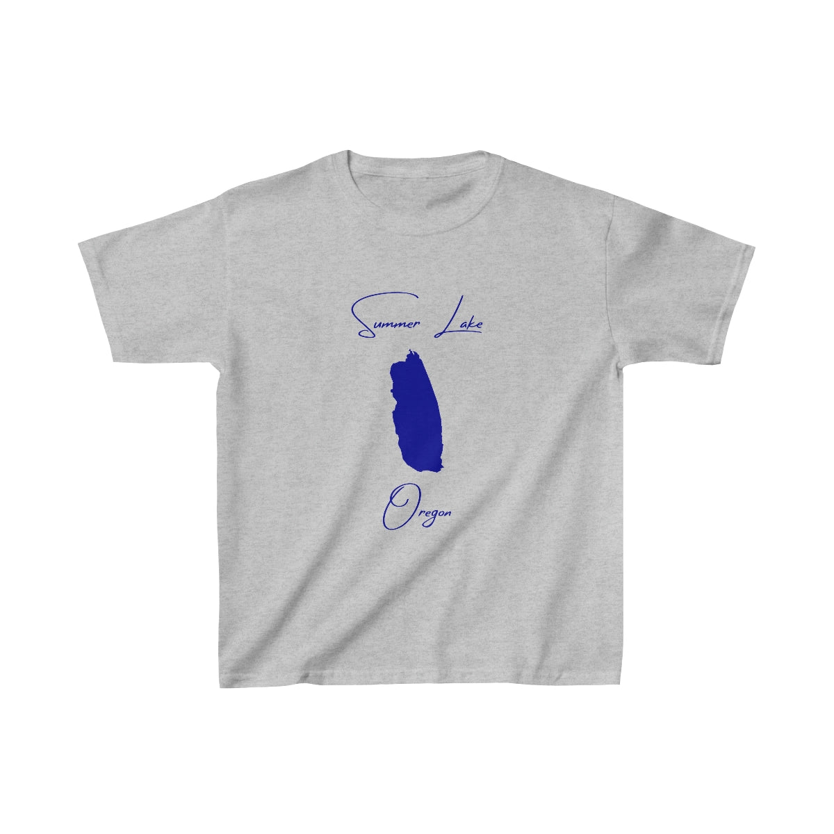 Oregon  Summer  Lake  Youth  T-shirt  front  position  view  from  front  sport  grey.webp