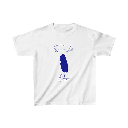Oregon  Summer  Lake  Youth  T-shirt  front  position  view  from  front  white.webp