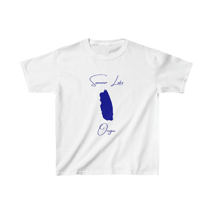 Oregon  Summer  Lake  Youth  T-shirt  front  position  view  from  front  white.webp