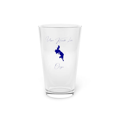 Oregon  Upper  Klamath  Lake  16oz  Pint  Glass  front  position  view  from  front  16oz.webp