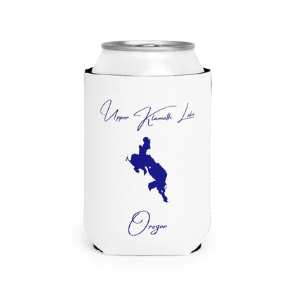 Oregon  Upper  Klamath  Lake  Can  Koozie  front  position  view  from  front-2  white.webp