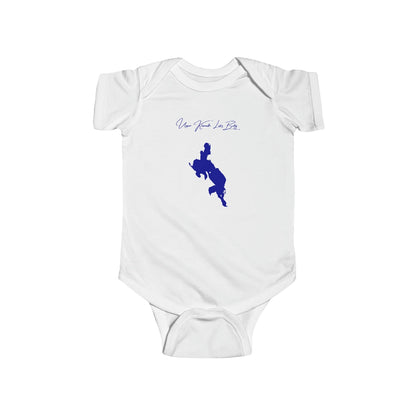 Oregon  Upper  Klamath  Lake  Onesie  front  position  view  from  front  white.webp