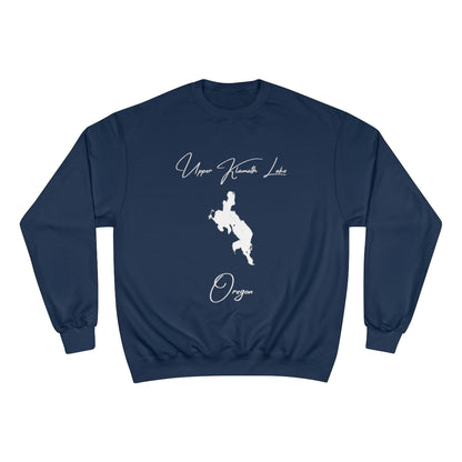 Oregon  Upper  Klamath  Lake  Sweatshirt  front  position  view  from  front  navy.webp