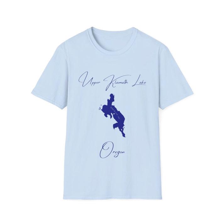 Oregon  Upper  Klamath  Lake  T-shirt  front  position  view  from  front  light  blue.webp