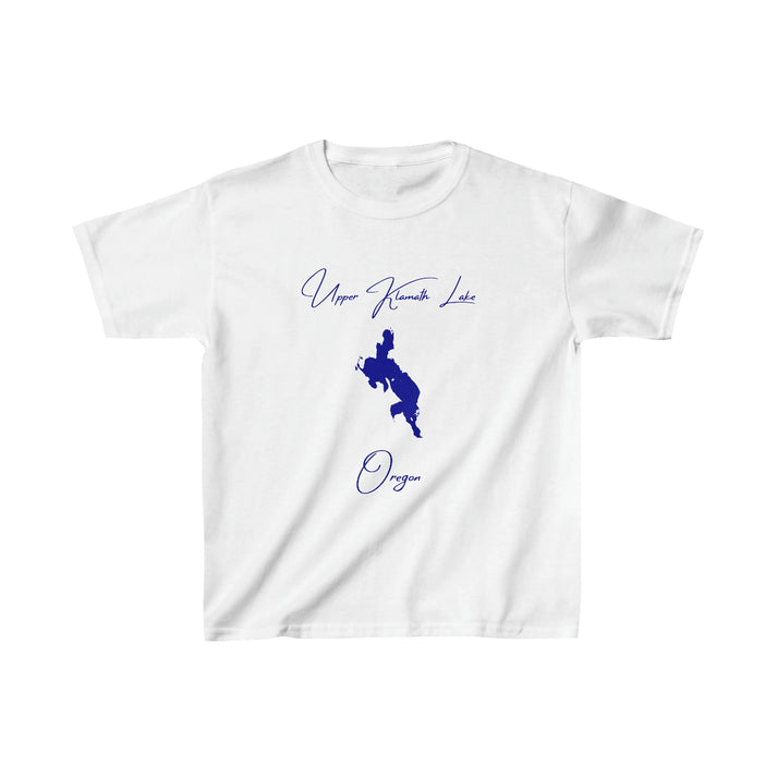 Oregon  Upper  Klamath  Lake  Youth  T-shirt  front  position  view  from  front  white.webp